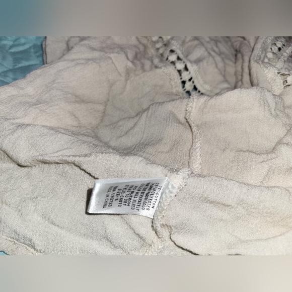 Umgee crochet lace boho tunic top S - Picture 5 of 5